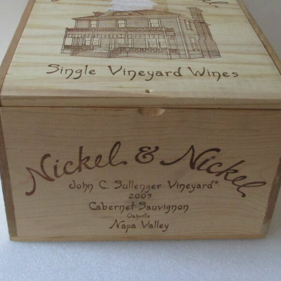 NICKEL & NICKEL WOODEN WINE CRATE - Picture 5 of 12